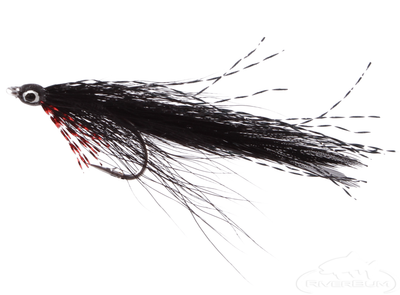 Deceiver, Black - Bass Fly Pattern | RiverBum.com