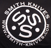 SK Gear - Smith Knives T-Shirt - White on Black - SK9999-TSB