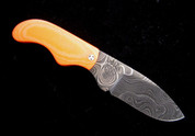 Lacy Smith - Damascus Neck Knife - SK0075-FLS