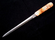 Lacy Smith - Damascus Letter Opener - SK0081-FLS