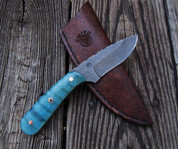 Lacy Smith - Damascus Drop Point - SK1503275-FLS