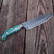 Lacy Smith - Damascus Bowie Knife - SK1602317-FLS