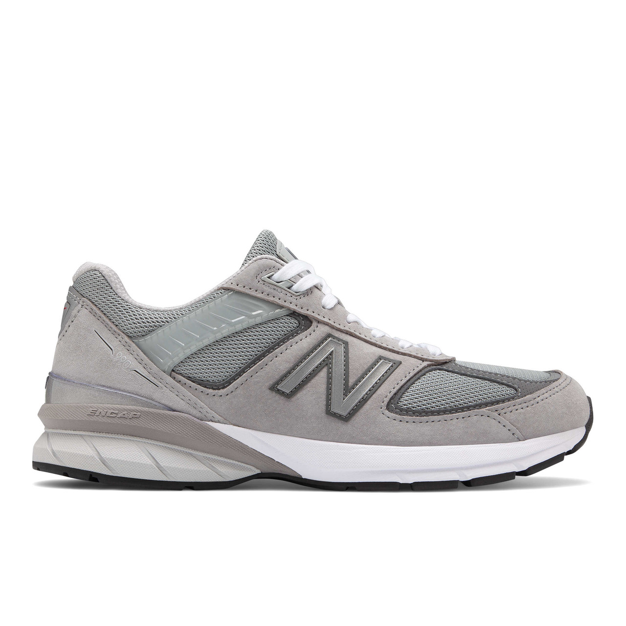 New Balance Men's M990GL5 in Gray. Made in USA Motion Control Running Shoe.  DISCONTINUED STYLE - Active Soles