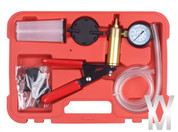 Wonderman Tools Hand Held Brake /& Clutch Bleeder Tester Set Bleed Kit Vacuum Pump