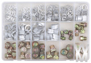 534pc Oil Drain Plug Screws M10-M20 and Aluminium O-Ring Set 6 - 20MM