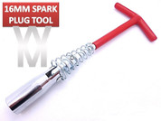 Spark Plug Removal Tool 16mm T-Bar T-Handle Flexible Spanner Socket Wrench 