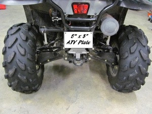 5" x 8" Sublimation ATV Plate