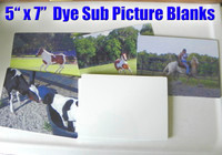 5" x 7" Aluminum Dye Sublimation Picture Blanks