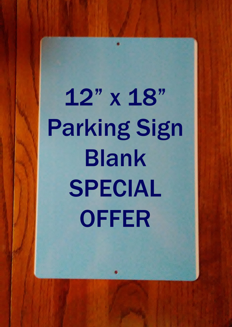 12" x 18" ALUMINUM SUBLIMATION SIGN BLANKS with 4 CORNER HOLES $3.75 EACH 