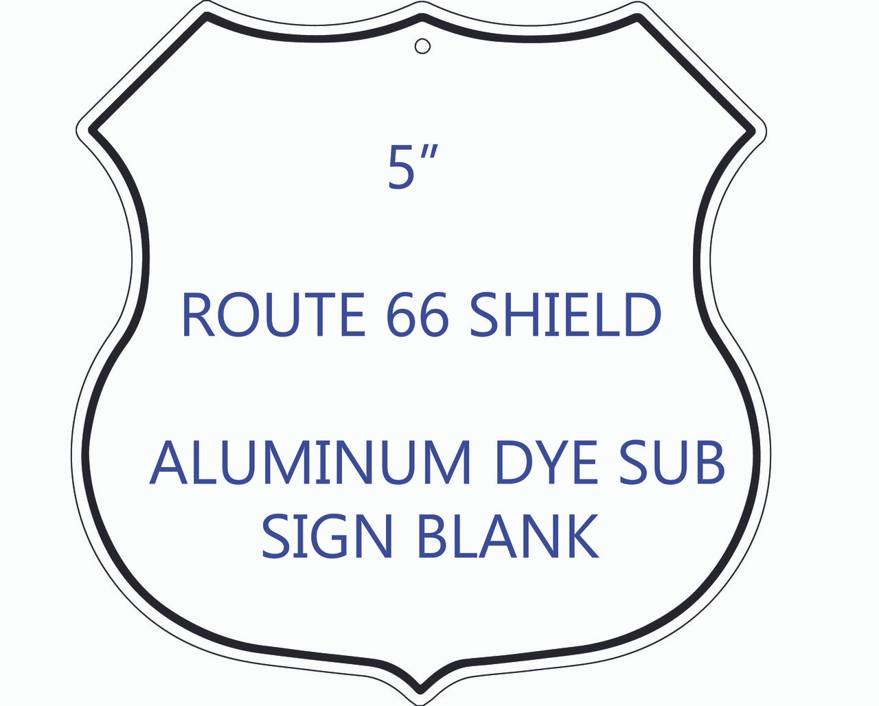 Route 66 Shield Sign