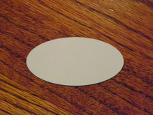 Aluminum Oval Name Badge Blanks for Sublimation 1.5" x 3"