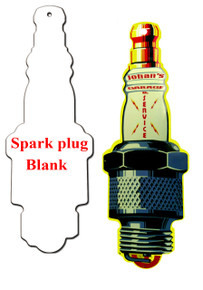 Aluminum Dye Sublimation Spark Plug Blank