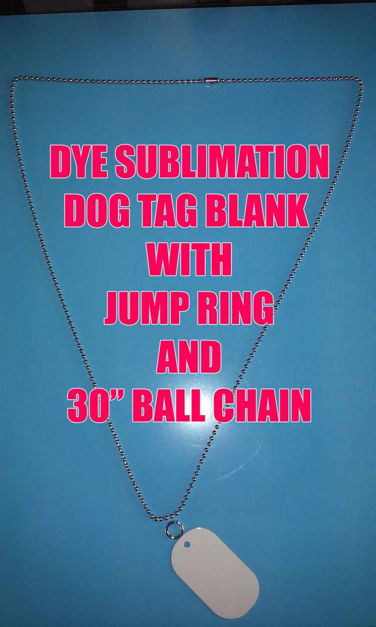 sublimation dog tag blanks