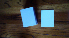 Aluminum Dye Sublimation Business Card Blanks 2 x 3-1/2 with 1/4 Corners  (