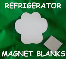 Refrigerator Magnet-4" Benelux-Gloss White Aluminum Dye Sublimation Blanks 50PCs 