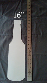 Beer Bottle -  16" Tall Aluminum Dye Sublimation Blank , 