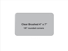 Clear Gloss Aluminum 4" x 7" Dye Sublimation Picture Blanks - $1.05ea, Lot of 50