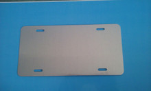 CLEAR Gloss Aluminum Dye Sublimation Auto License Plate Blanks , LOT OF 90PCS-DELIVERY INCLUDED