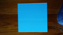 .032" x 12" x 12" White Gloss Aluminum Dye Sublimation Photography Blanks, PVC