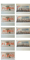 Embossed Aluminum Auto License Plates, LOT of 100PCS, Your Choice! Includes Delivery