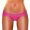 CROTCHLESS PANTIES W/PEARL BEADS HOT PINK SM | ELHVP02HPNKSM | [category_name]