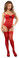BUSTIER & G-STRING RED S/M (LUV LACE) | MSB473REDSM | [category_name]
