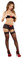 BRA GARTER SKIRT & G-STRING BLACK L/XL (LUV LACE) | MSB474BLKLXL | [category_name]