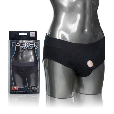 PACKER GEAR BLACK BRIEF HARNESS L/XL | SE157515 | [category_name]