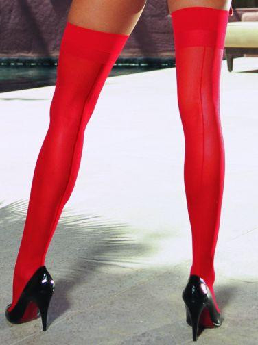 THIGH HIGH SHEER RED OS INMOULININ | DG0007RD | [category_name]