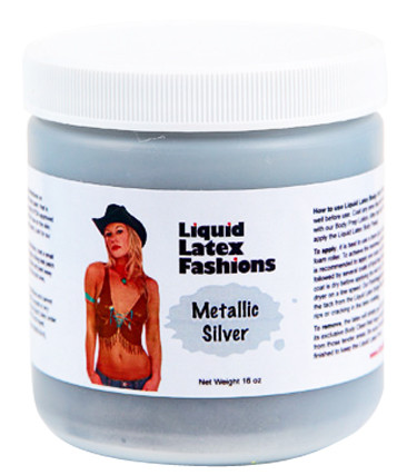 LIQUID LATEX METALLIC SILVER 16OZ | LLF010996 | [category_name]