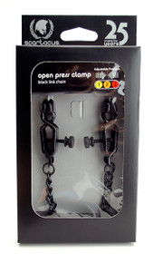 OPEN WIDE BLACKLINE CLAMP W/ LINK CHAIN | SPF07 | [category_name]