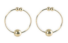 NIPPLE RING-GOLD | SE263007 | [category_name]