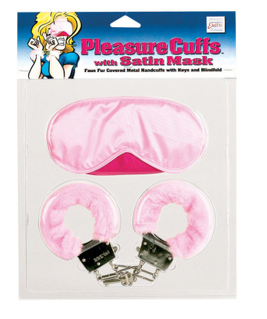 PLEASURE CUFFS W/SATIN MASK | SE274204 | [category_name]