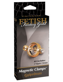 FETISH FANTASY GOLD MAGNETIC CLAMPS | PD398827 | [category_name]