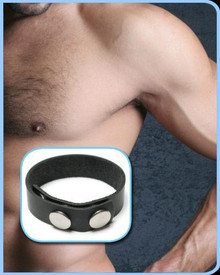 3 SNAP LEATHER COCK RING | KL642 | [category_name]