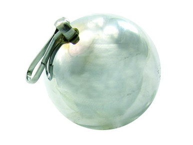 H2H WEIGHT BALL W/CLIP 10 OZ CHROME | PY1104C | [category_name]