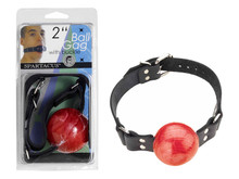 2IN RED BALL GAG W/BUCKLE | SPL08N14 | [category_name]