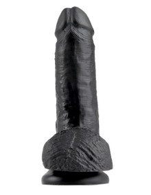 KING COCK 7IN COCK W/BALLS BLACK | PD550623 | [category_name]