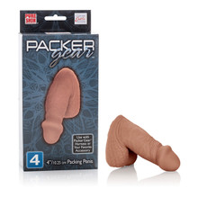 PACKER GEAR BROWN PACKING PENIS 4IN | SE158010 | [category_name]