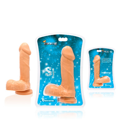 COCK W/BALLS 6IN FLESH W/SUCTION CUP | SIN20310 | [category_name]