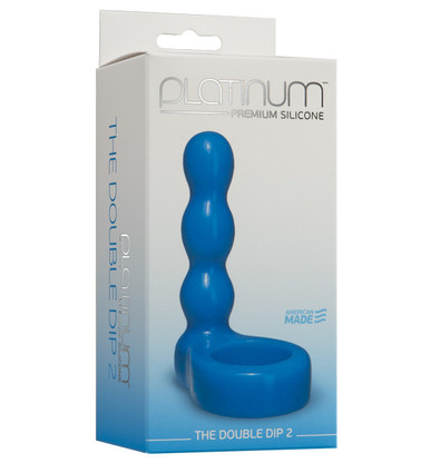 PLATINUM SILICONE DOUBLE D BLUE | DJ010813 | [category_name]