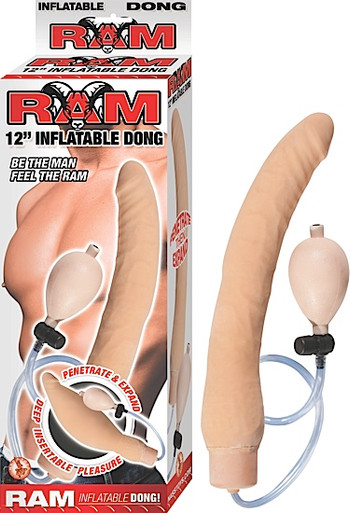 RAM 12IN INFLATABLE DONG FLESH | NW25141 | [category_name]