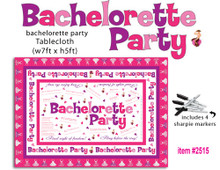 BACHELORETTE PARTY TABLECLOTH TRIVIA | HO2515 | [category_name]