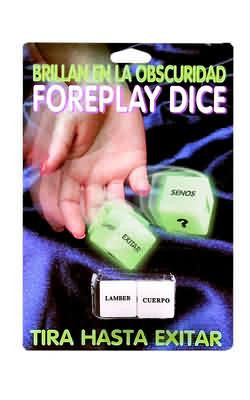 GLOW IN THE DARK EROTIC DICE-EA-SPANISH VERSION | PD800100 | [category_name]