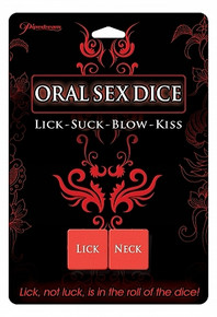 ORAL SEX DICE LICK-SUCK-BLOW-KISS | PD801802 | [category_name]