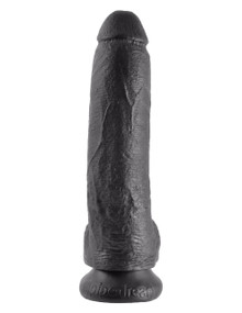 KING COCK 9IN COCK W/BALLS BLACK | PD550823 | [category_name]