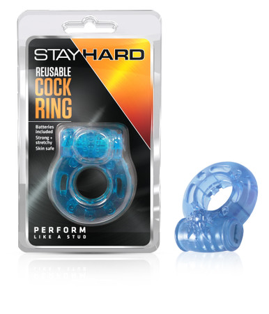 REUSABLE VIBRATING COCKRING BLUE | BN30602 | [category_name]