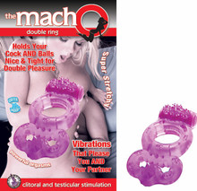 MACHO DOUBLE RING PURPLE | NW21452 | [category_name]