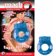 MACHO VIBRATING COCKRING BLUE | NW21473 | [category_name]