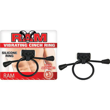 RAM CINCH RING VIBRATING BLACK | NW2578 | [category_name]